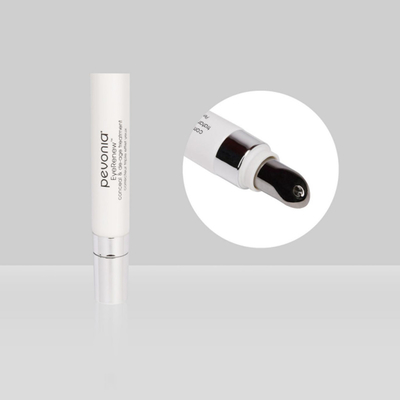 D19mm 10-25ml Metal applicator custom cosmetic eye cream massage serum tube