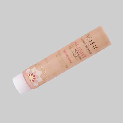 D19mm 10-25ml custom cream cosmetic packaging soft tube with frosted white screw-on cap