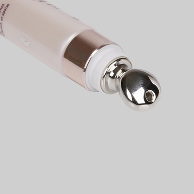 D19mm 10-25ml Metal applicator custom cosmetic eye cream massage serum tube