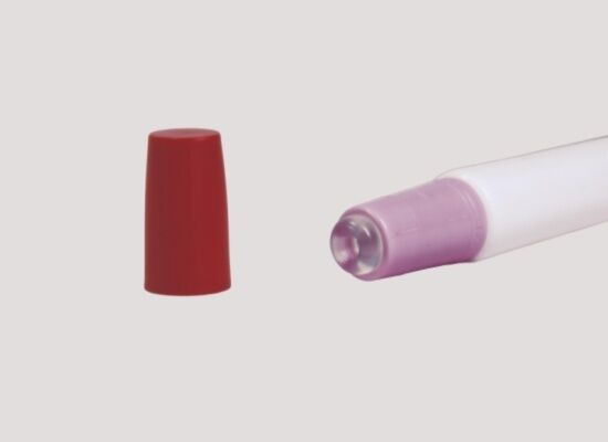 D19mm 10-25ml Aanpasbare zachte siliconen klembuis voor lippensalve en cosmetische producten