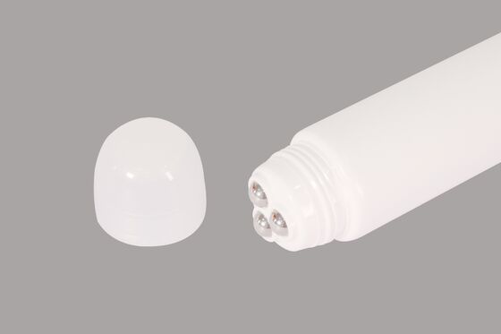 40 mm Diameter Custom Logo Lotion Tube met Massage Roestvrij Stalen Bal