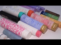 Leeg op maat gemaakt cosmetische buizen knijpen plastic reinigingsbuis met flip cap