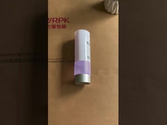 60-150 ml handcrèmebuizen op maat lege cosmetische klembuis met gemetalliseerde schroef op de dop